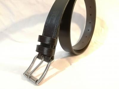 Classic Belt in Dark Havana and Black (1¼ inch width)