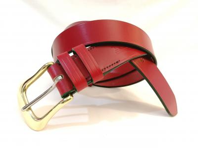 Classic Belt in Red and Green