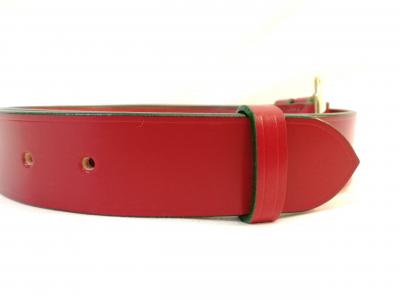 Classic Belt in Red and Green