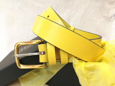 SOLD OUT - Classic Belt in Yellow and Blue