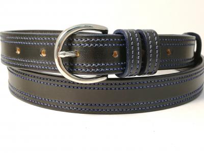 Double Border in Black with Blue detail