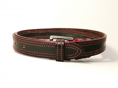 Double Border in Black with Red detail