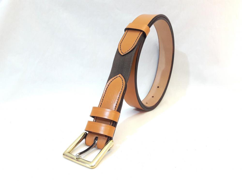 Dining Belt in London Tan and Brown, Classic style