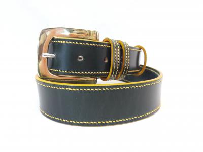 Dining Belt in Green and Yellow, Border style