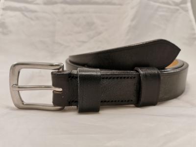 Classic Belt in Baker's Black Leather, 1¼ inch wide - LOW STOCK
