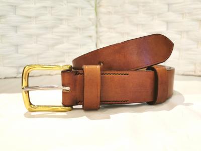 Classic Belt in Baker's Chestnut Brown Leather - LOW STOCK
