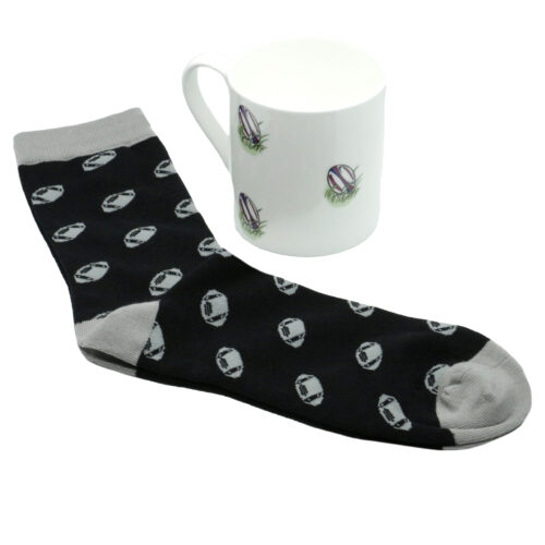 Rugby mug and socks set from Dalaco - main