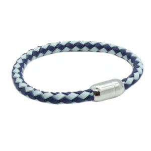 Bracelet - Leather in Two Blues from Dalaco - main