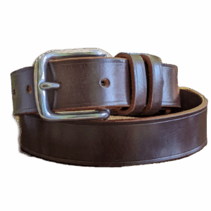 Belt - Burgundy Sedgwick Leather with Orange, in stock, Classic 32 - main co