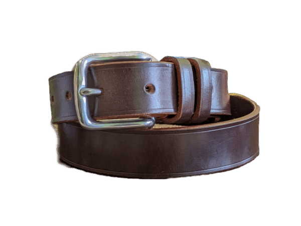 Belt - Burgundy Sedgwick Leather with Orange, in stock, Classic 32 - main co