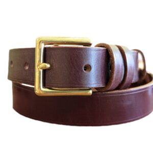 Belt - Ware Burgundy Guest Leather, Classic in stock 34 - main co