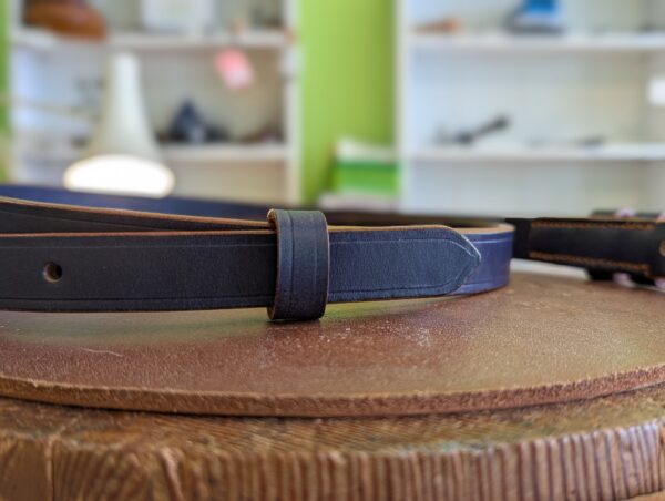 Devon Blue Leather, Orange Trims 36 (2024) - tail end
