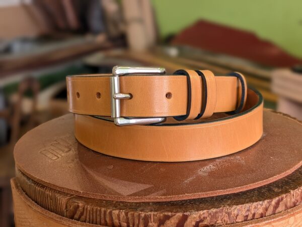 Belt - London Tan and Blue in Sedgwick Leather 38 (2024) - main