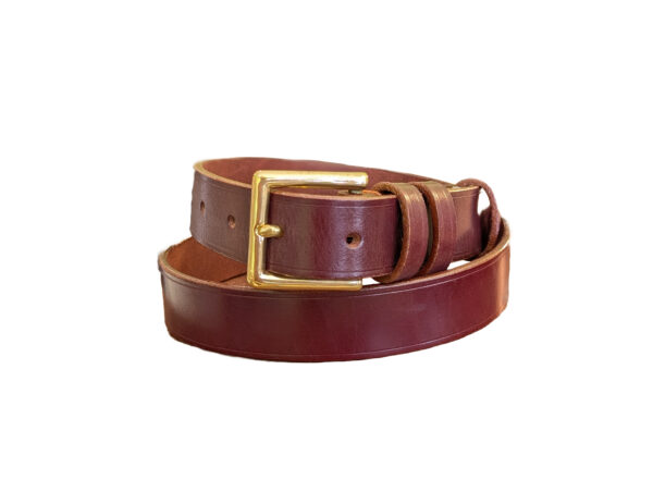 Belt - Ware Burgundy Guest Leather, Classic in stock 34 - main