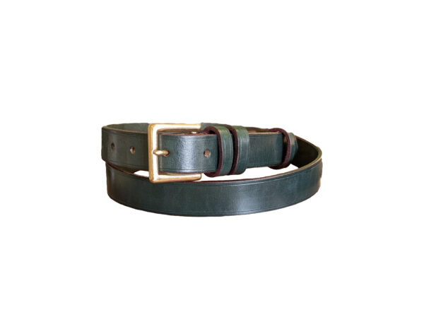 Belt - Ware Green Leather, Classic in stock 38 - main co