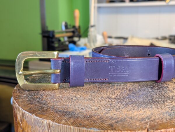 Belt - Ware Purple Guest Leather, Classic in stock 26 - head