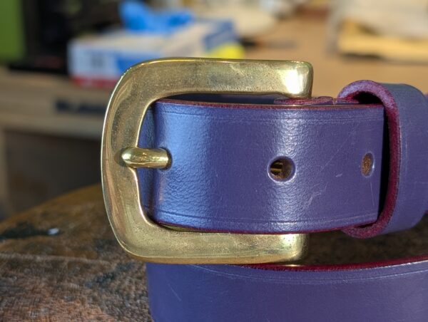 Belt - Ware Purple Guest Leather, Classic in stock 26 - buckle cu