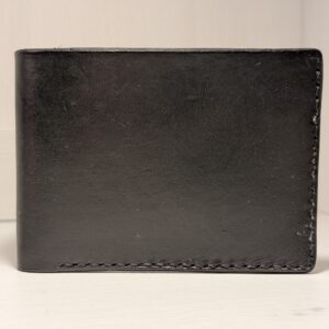Wallet - Leather Bifold by Be Savage Leather in black - back
