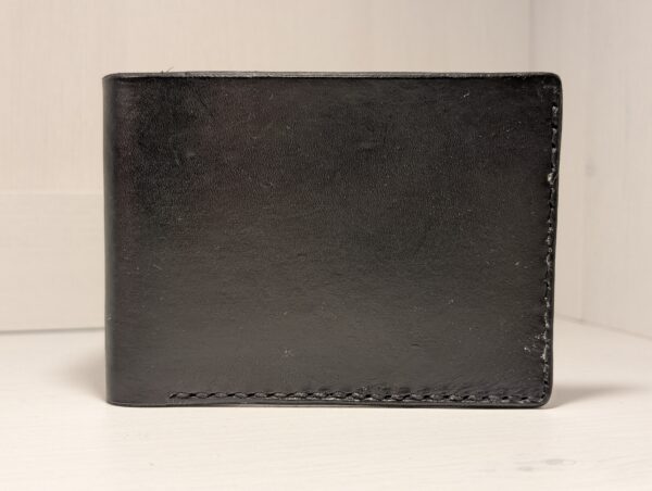 Wallet - Leather Bifold by Be Savage Leather in black - back