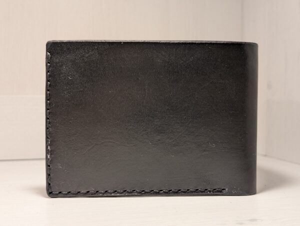 Wallet - Leather Bifold by Be Savage Leather in black - back