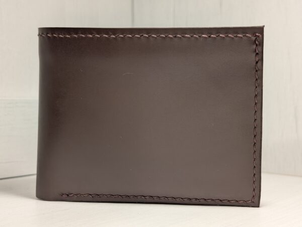 Brown Luxury Leather Wallet with Coin Pocket by Catalin Neagu - front